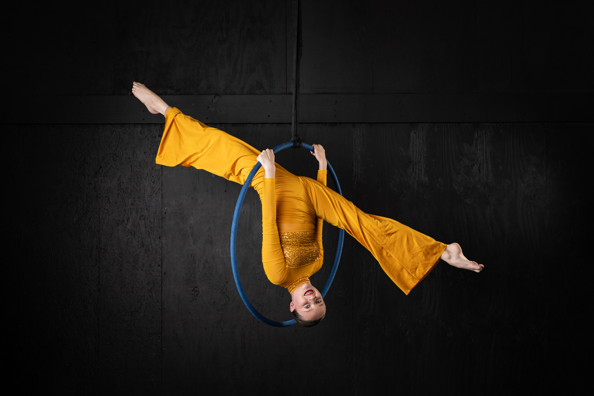 Aerial arts class at Lejeune Dance Company